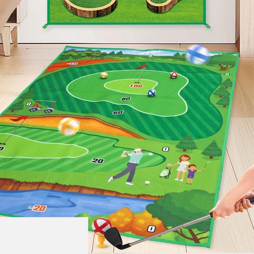 Golf game mat - set, and