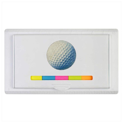 Golf ball sticky note - 'golf,