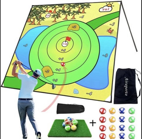 Golf chipping game with - 80", x