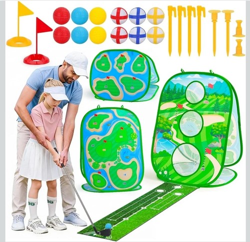 Kids sticky golf games - 4-in-1,