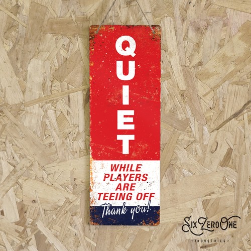Quiet teeing off - off, metal