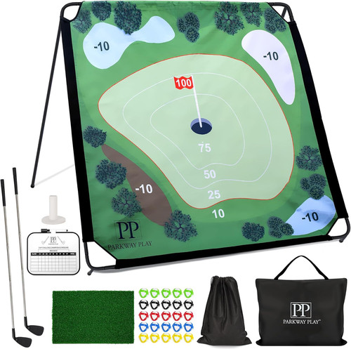 Sticky golf chipping game set - game,